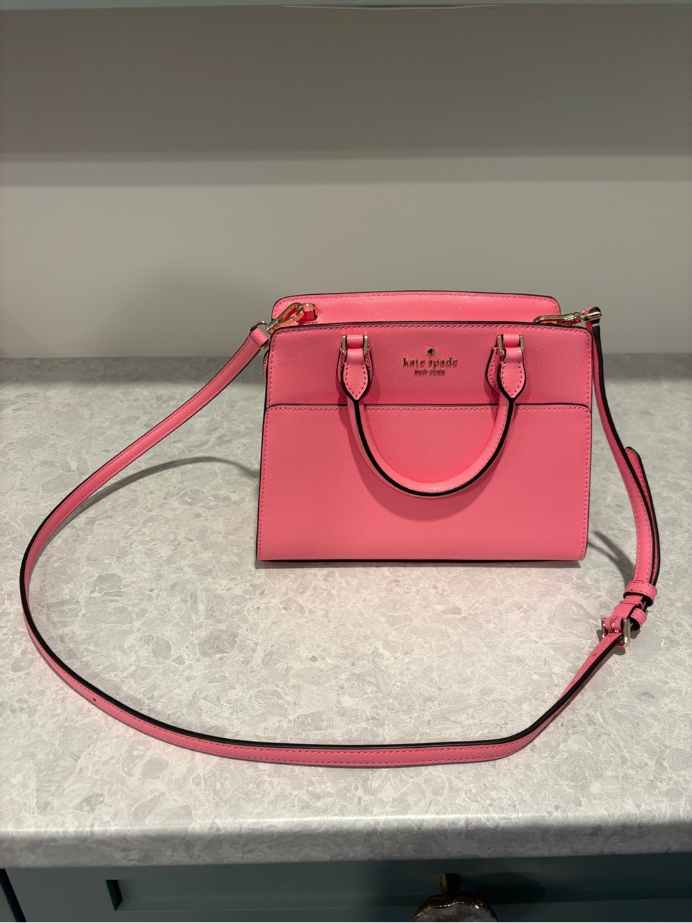 kate spade Hot Pink Mini Satchel with Crossbody Strap